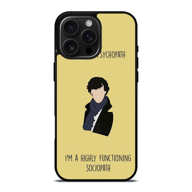 SHERLOCK HOLMES QUOTES iPhone 16 Pro Max Case