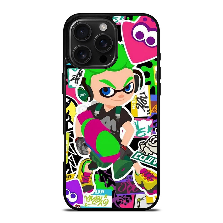 SPLATOON GAME CHARACTER 2 iPhone 16 Pro Max Case