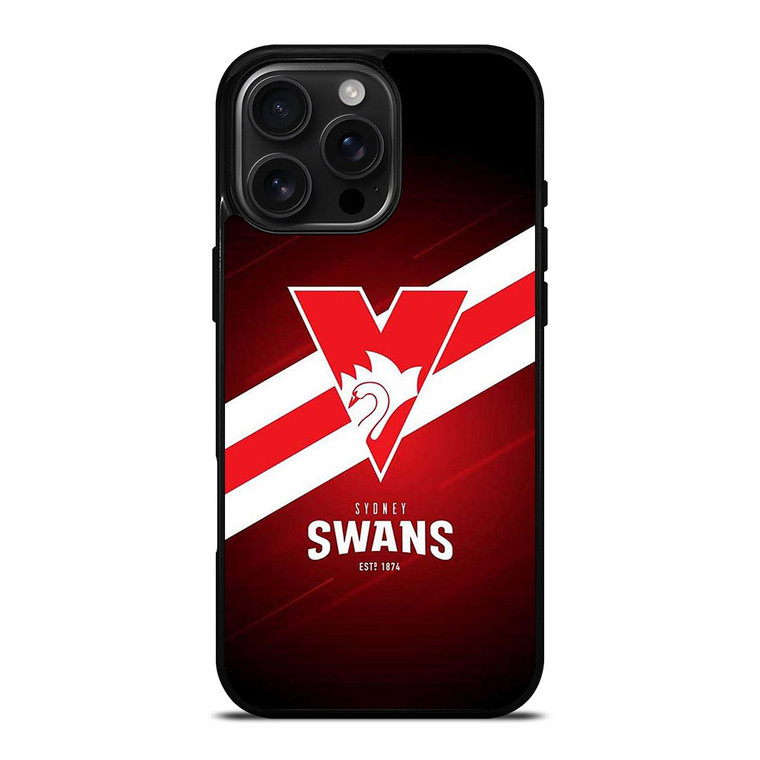 SYDNEY SWANS LOGO iPhone 16 Pro Max Case