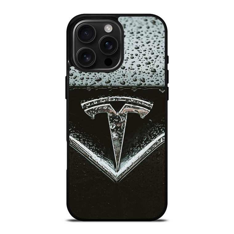 TESLA CAR LOGO 3 iPhone 16 Pro Max Case