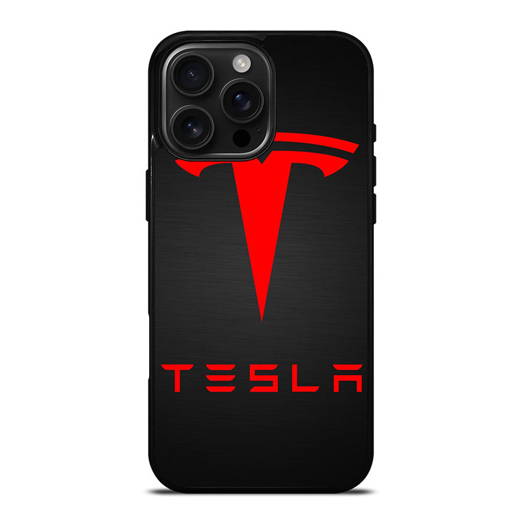 TESLA CAR LOGO 4 iPhone 16 Pro Max Case