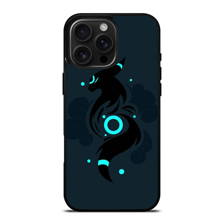 UMBREON SHINY POKEMON WOLF 2 iPhone 16 Pro Max Case