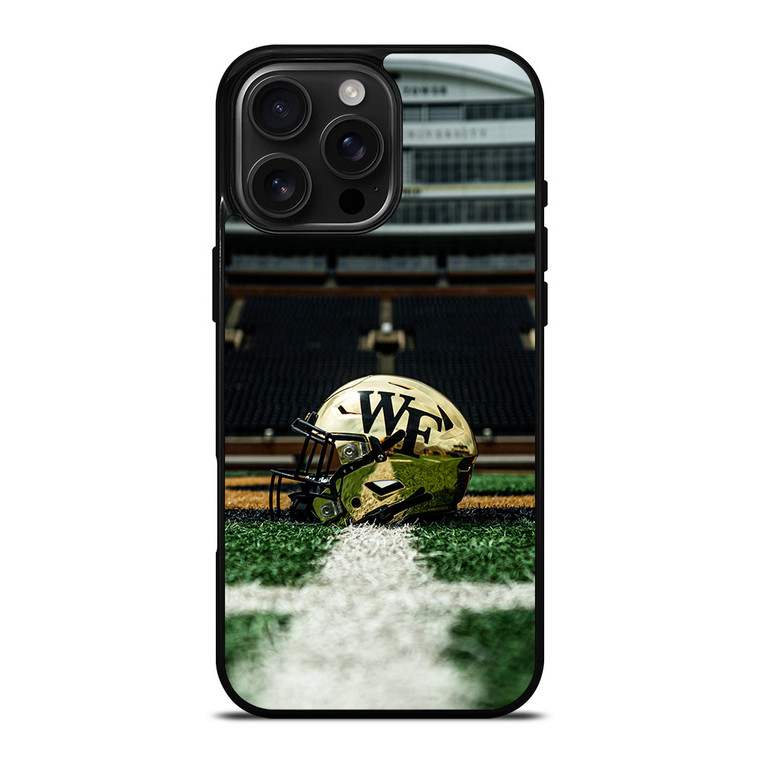 WAKE FOREST HELMET LOGO iPhone 16 Pro Max Case