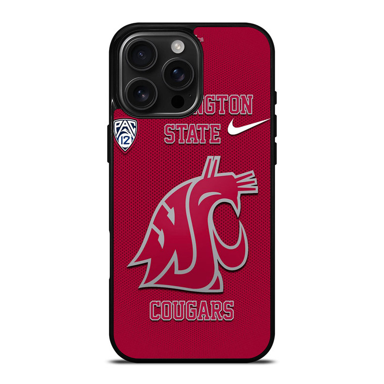WASHINGTON STATE COUGARS SYMBOL iPhone 16 Pro Max Case WASHINGTON STATE COUGARS SYMBOL iPhone 16 Pro Max Case