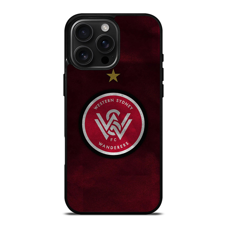WESTERN SYDNEY WANDERERS FC LOGO iPhone 16 Pro Max Case