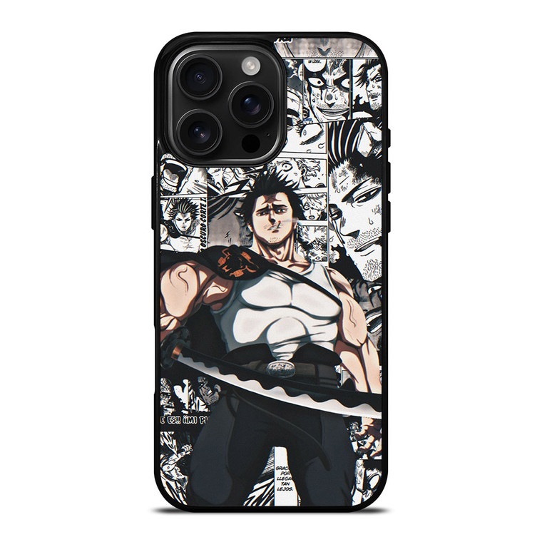 YAMI BLACK CLOVER COLLAGE iPhone 16 Pro Max Case