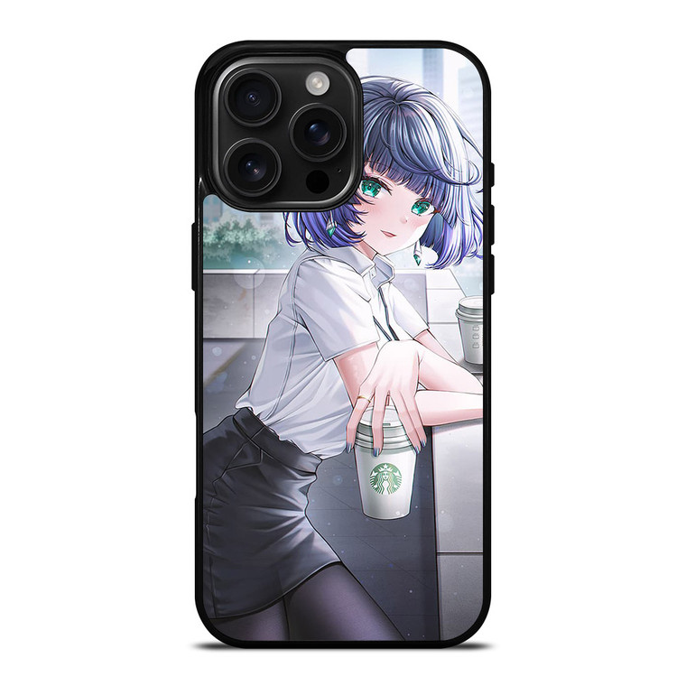 YELAN GENSHIN IMPACT STARBUCKS iPhone 16 Pro Max Case