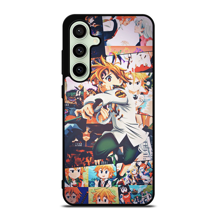 7 DEADLY SINS MELIODAS COLLAGE 2 Samsung Galaxy S24 FE Case