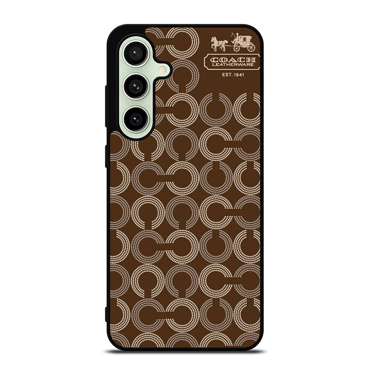 COACH PATTERN LOGO Samsung Galaxy S24 FE Case