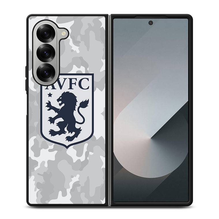 ASTON VILLA FC LOGO CAMO Samsung Z Fold 6 Case