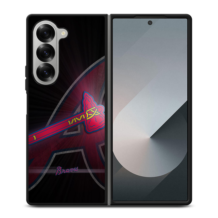 ATLANTA BRAVES LOGO 2 Samsung Z Fold 6 Case