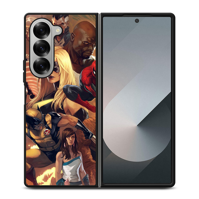 AVENGERS COMICS MARVEL Samsung Z Fold 6 Case