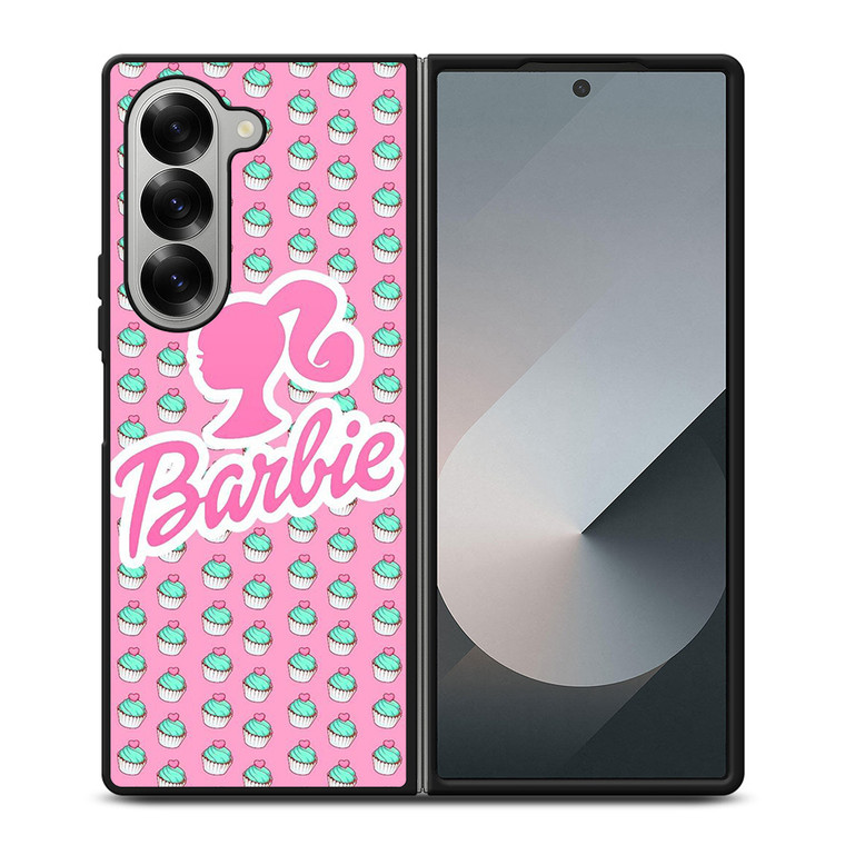 BARBIE CAKE PATTERN Samsung Z Fold 6 Case