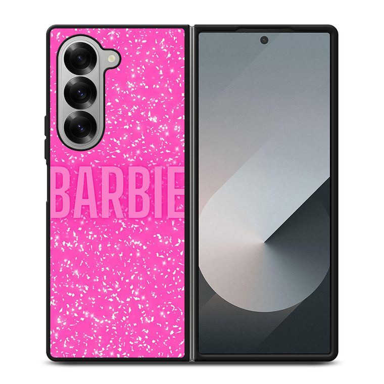 BARBIE GLITTER LOGO Samsung Z Fold 6 Case