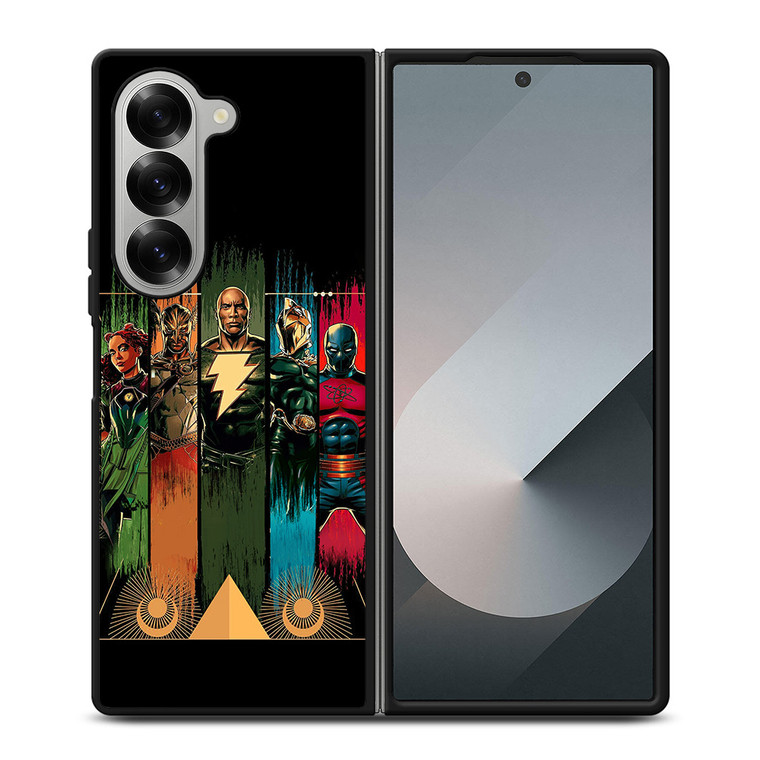 BLACK ADAM CHARACTERS ARTS Samsung Z Fold 6 Case
