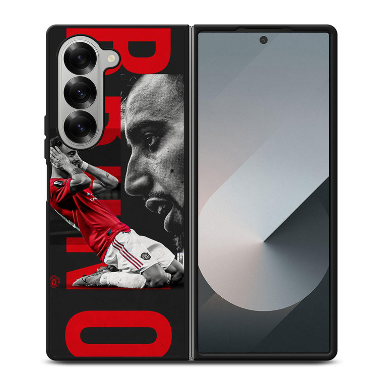 BRUNO FERNANDES MANCHESTER UNITED Samsung Z Fold 6 Case