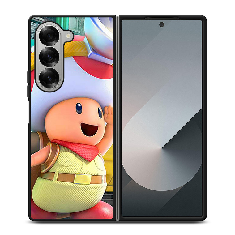 CAPTAIN TOAD CUTE Samsung Z Fold 6 Case