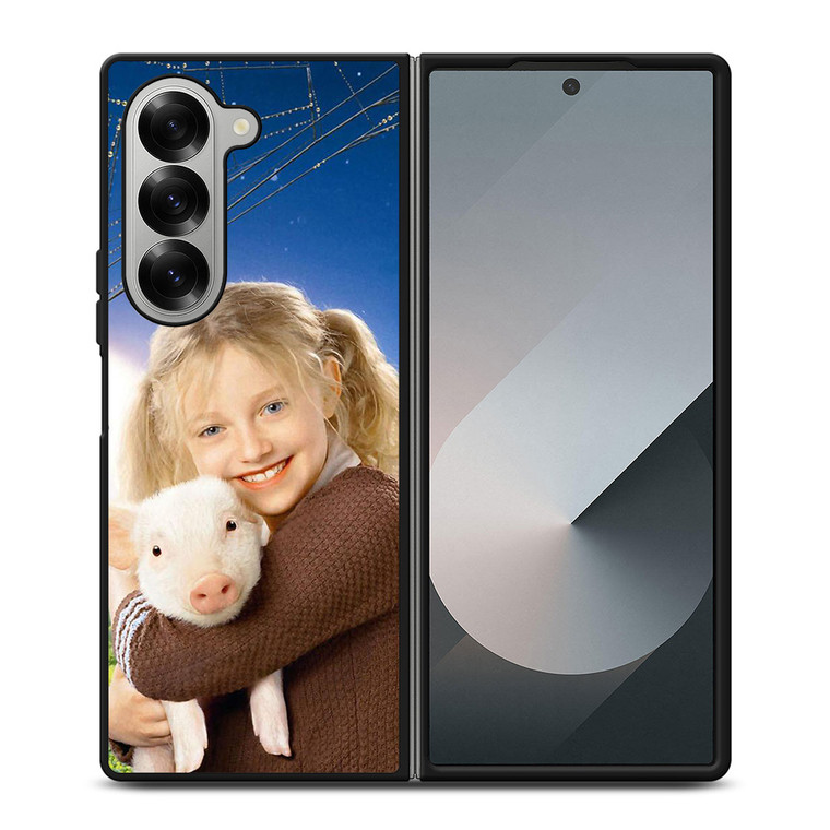 CHARLOTTE'S WEB CUTE MOVIE Samsung Z Fold 6 Case