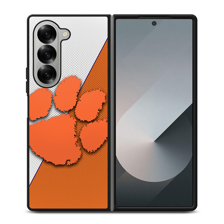 CLEMSON TIGERS LOGO 3 Samsung Z Fold 6 Case