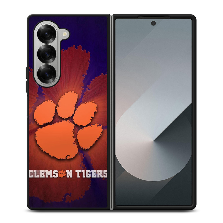 CLEMSON TIGERS LOGO Samsung Z Fold 6 Case