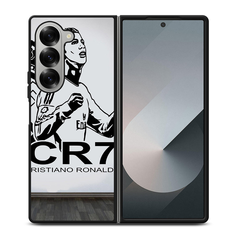 CRISTIANO RONALDO PAINTING Samsung Z Fold 6 Case