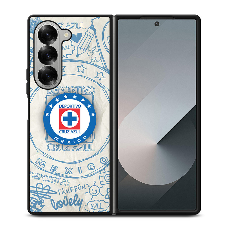 CRUZ AZUL DEPORTIVO ART Samsung Z Fold 6 Case