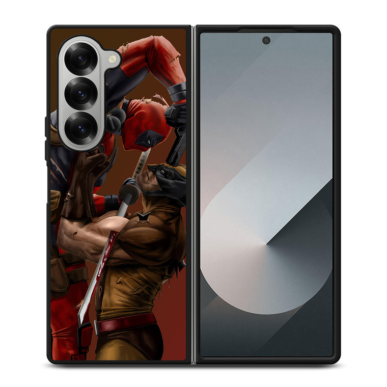 DEADPOOL VS WOLVERINE Samsung Z Fold 6 Case