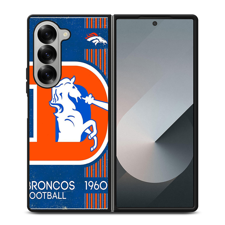 DENVER BRONCOS RETRO LOGO Samsung Z Fold 6 Case