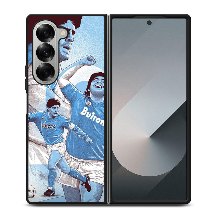 DIEGO MARADONA SSC NAPOLI Samsung Z Fold 6 Case