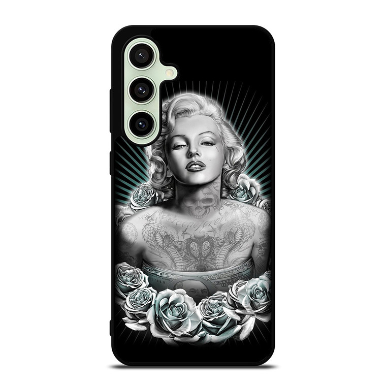 MARILYN MONROE WITH TATTOO Samsung Galaxy S24 FE Case
