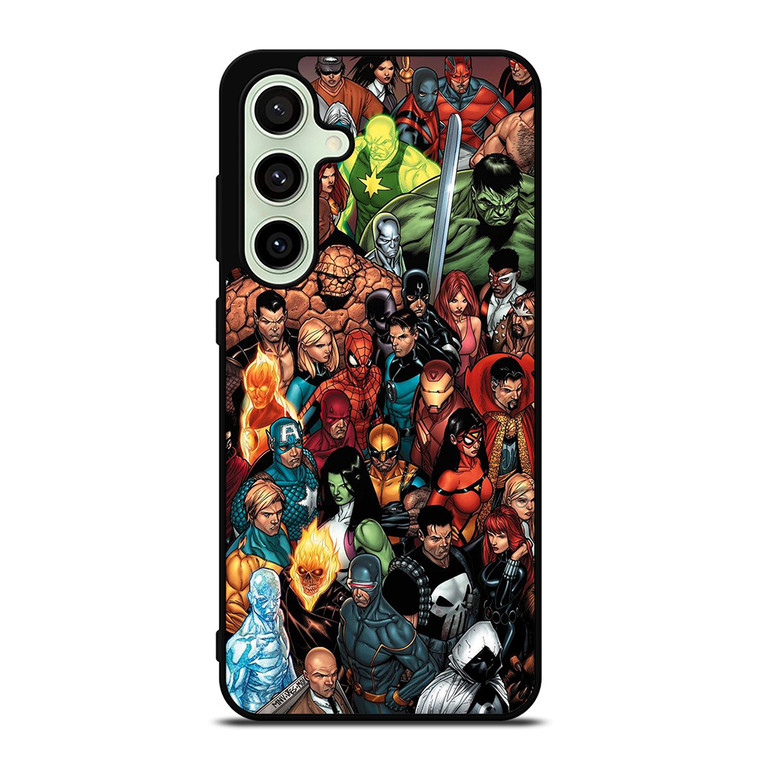 MARVEL COMICS CHARACTERS Samsung Galaxy S24 FE Case