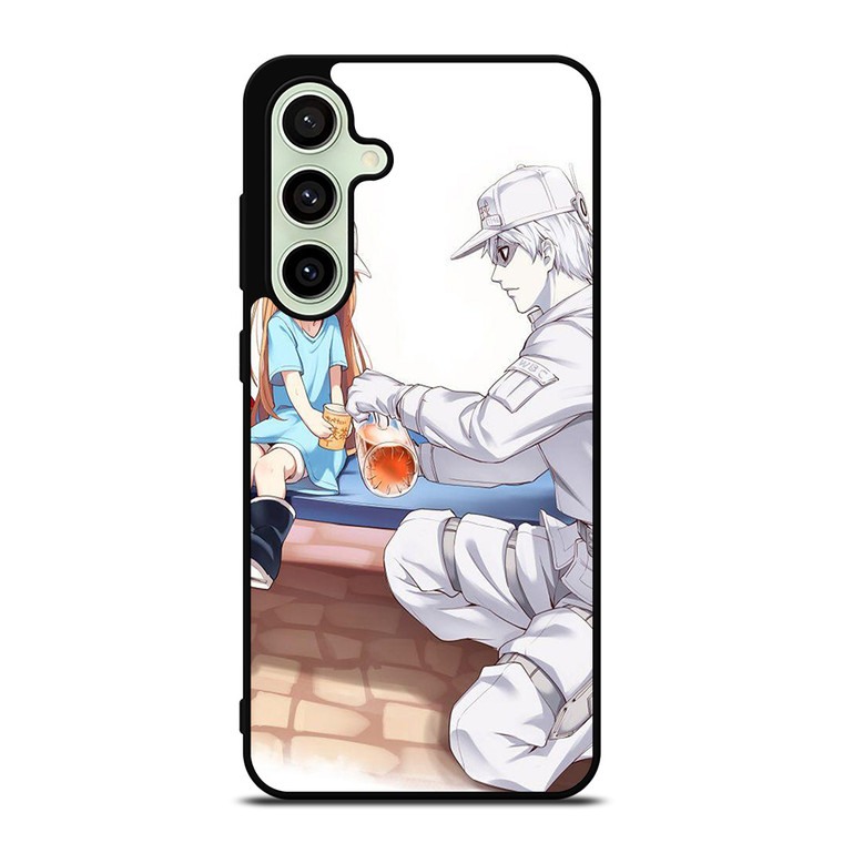 RED BLOOD CELLS AT WORK Samsung Galaxy S24 FE Case