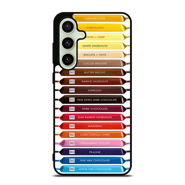 RITTER SPORT CHOCOLATE LIST Samsung Galaxy S24 FE Case RITTER SPORT CHOCOLATE LIST Samsung Galaxy S24 FE Case