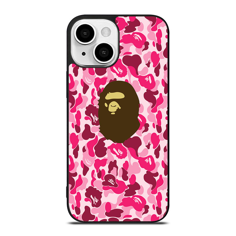 CAMO BAPE LOGO 2 iPhone 13 Mini Case