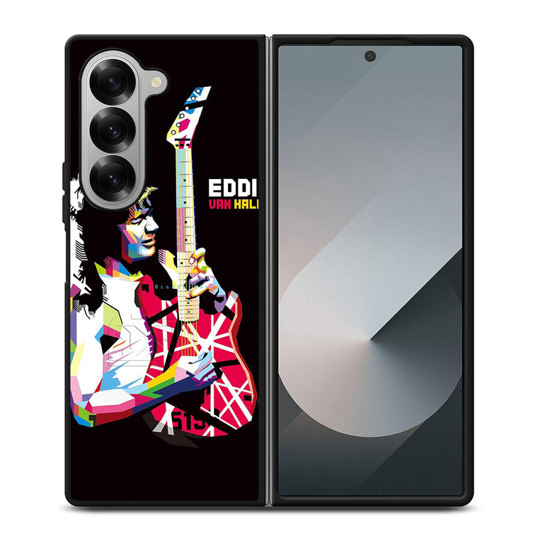 EDDIE VAN HALEN GUITAR Samsung Z Fold 6 Case
