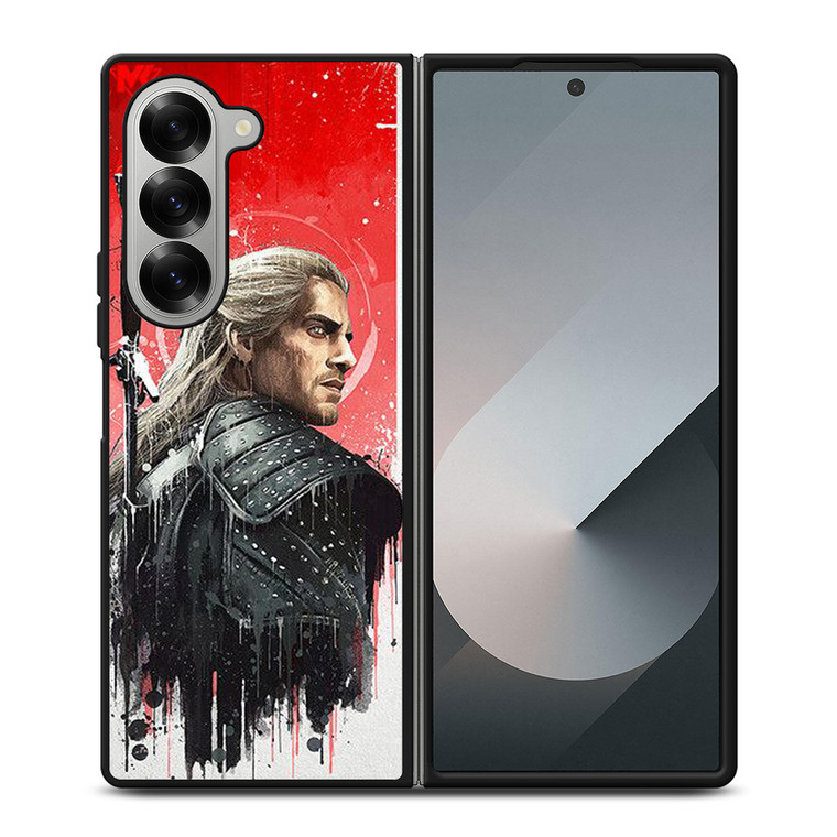GERALT THE WITCHER ART Samsung Z Fold 6 Case