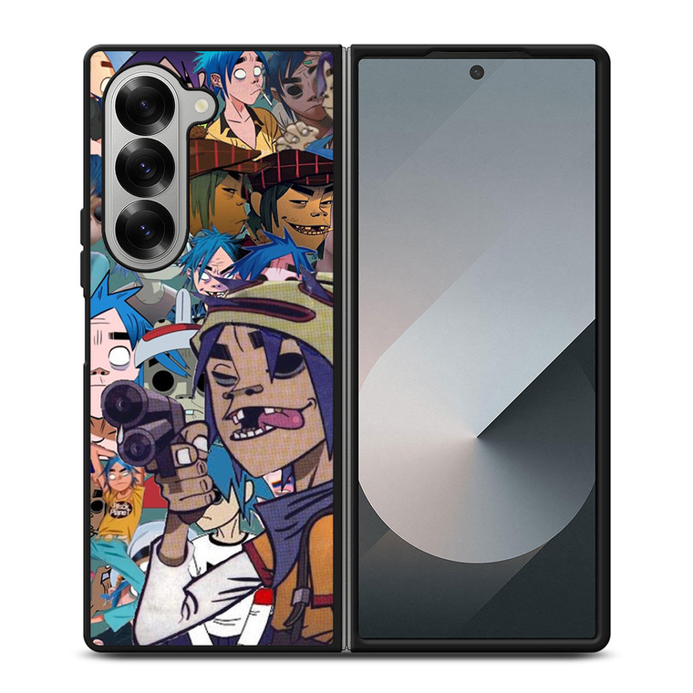 GORILLAZ COLLAGE Samsung Z Fold 6 Case