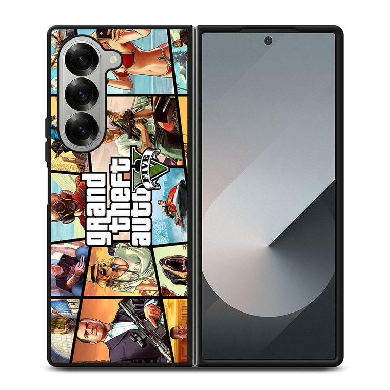 GTA 5 GRAND THEFT AUTO 3 Samsung Z Fold 6 Case