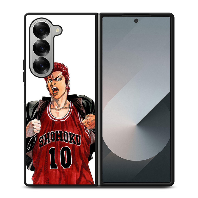 HANAMICHI SAKURAGI SLAMDUNK Samsung Z Fold 6 Case