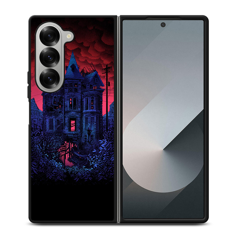 HAUNTED HOUSE ART Samsung Z Fold 6 Case