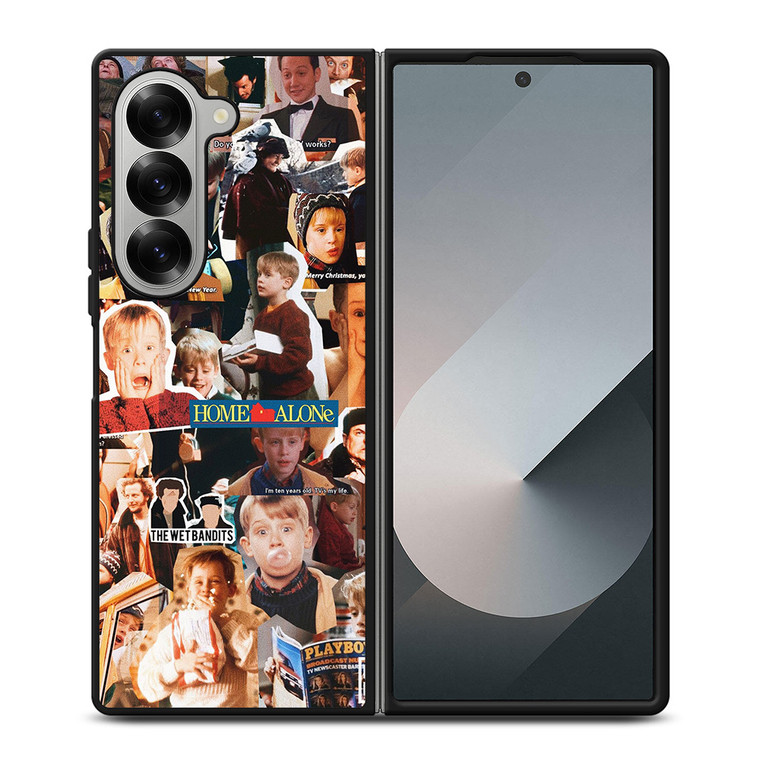 HOME ALONE COLLAGE Samsung Z Fold 6 Case