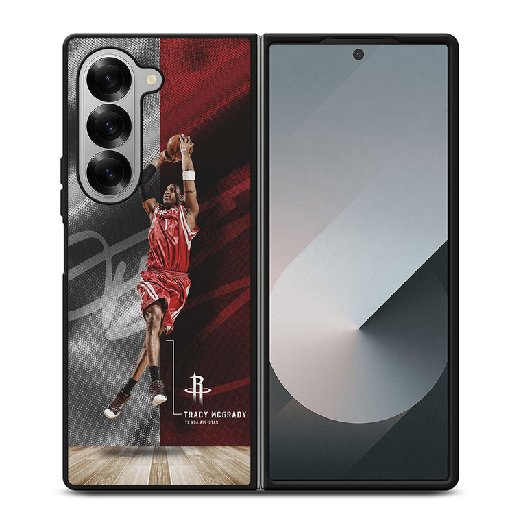 HOUSTON ROCKETS TRACY MCGRADY Samsung Z Fold 6 Case