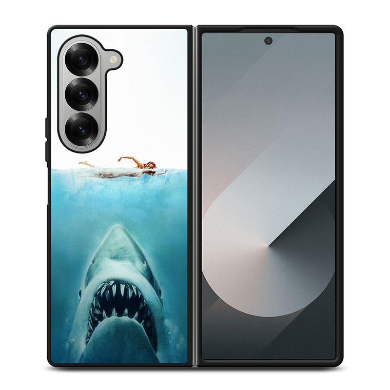 JAWS SHARK MOVIE Samsung Z Fold 6 Case