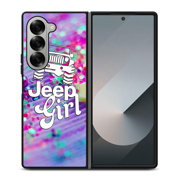JEEP GIRL PINK Samsung Z Fold 6 Case
