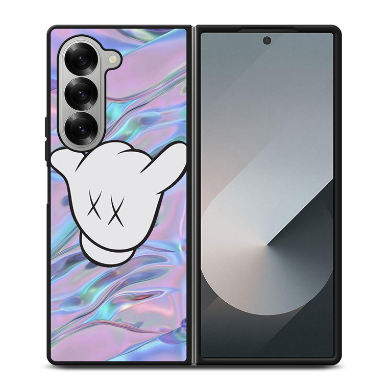 KAWS GLOVES Samsung Z Fold 6 Case