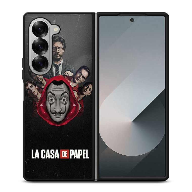LA CASA DE PAPEL MONEY HEIST ART Samsung Z Fold 6 Case