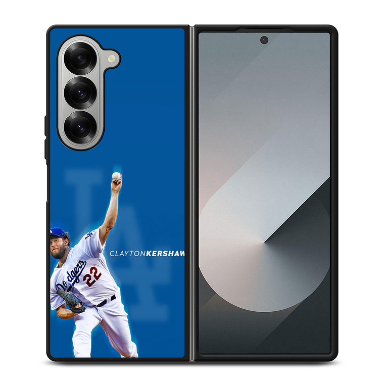 LA DODGERS CLAYTON KERSHAW Samsung Z Fold 6 Case