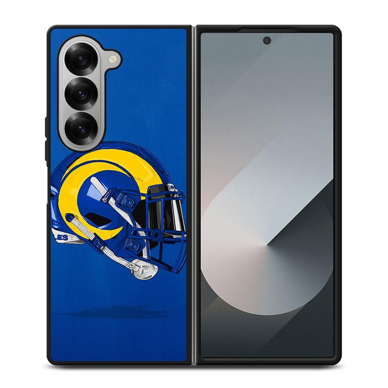 LA RAMS HELMET NFL Samsung Z Fold 6 Case