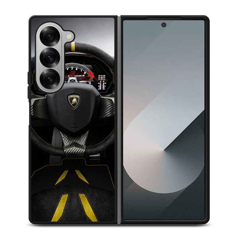 LAMBORGHINI STEERING WHEEL 2 Samsung Z Fold 6 Case