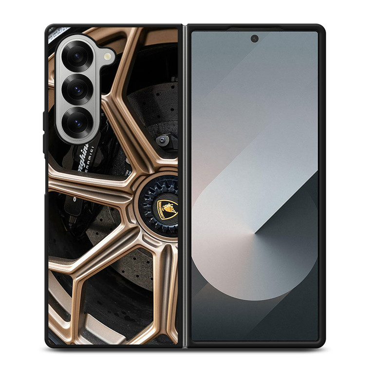 LAMBORGHINI WHEEL 5 Samsung Z Fold 6 Case